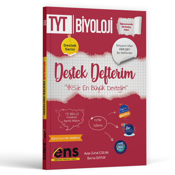 ENS TYT DESTEK DEFTERİM BİYOLOJİ - 2025-26